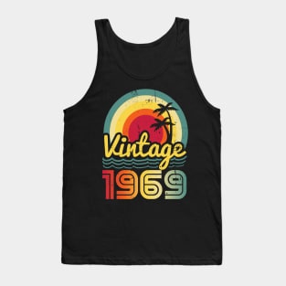 Vintage 1969 Made in 1969 54th birthday 54 years old Gift Tank Top